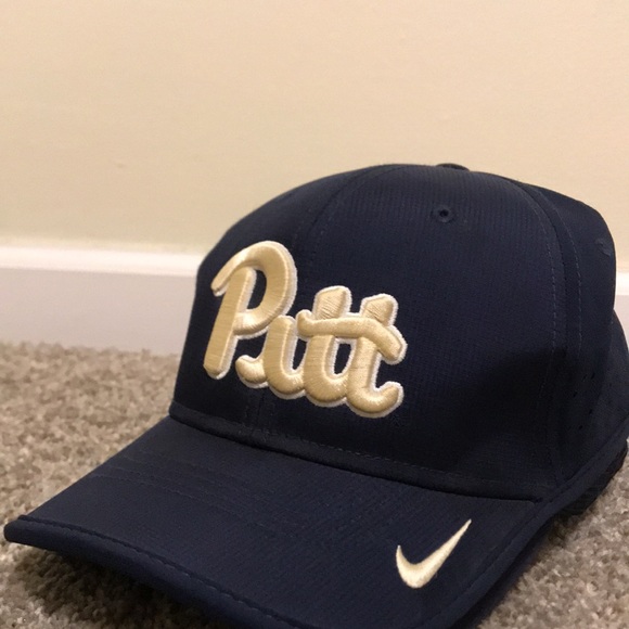 Pitt Panthers (University of Pittsburgh) Script Logo - Nike Dri Fit Hat - Picture 2 of 7